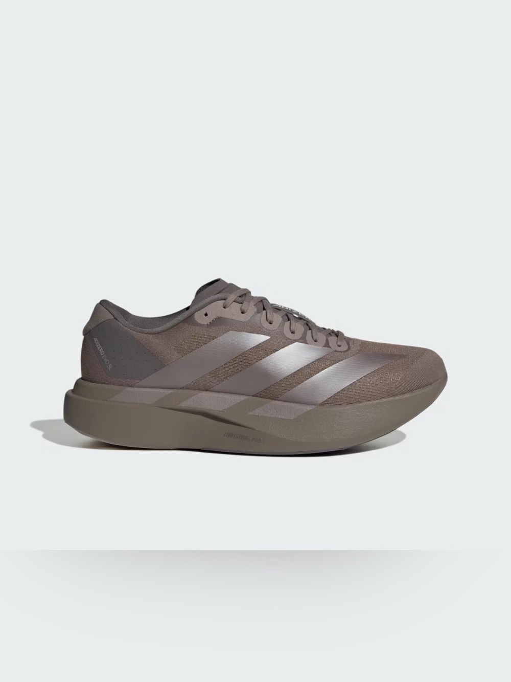 Adidas Adizero Evo SL Brown KI6884 Running Shoes Size
